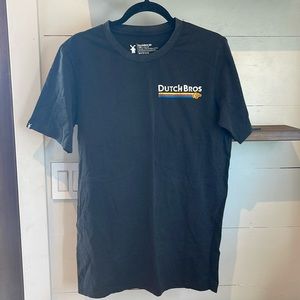 Dutch Bros Distressed Black T Shirt
